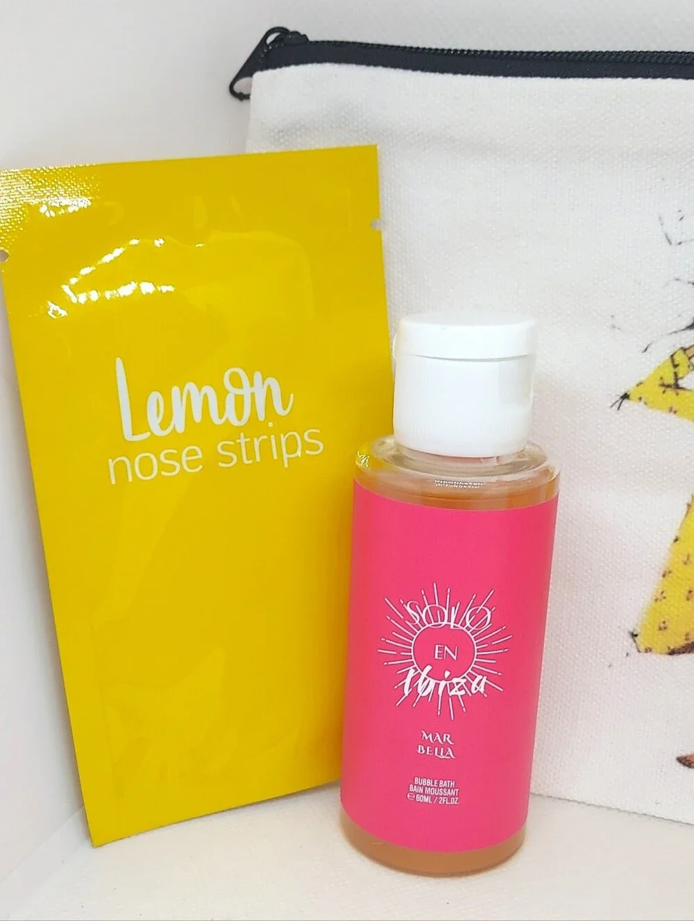 Solo En Ibiza Spa Set With Cosmetic Bag NWT